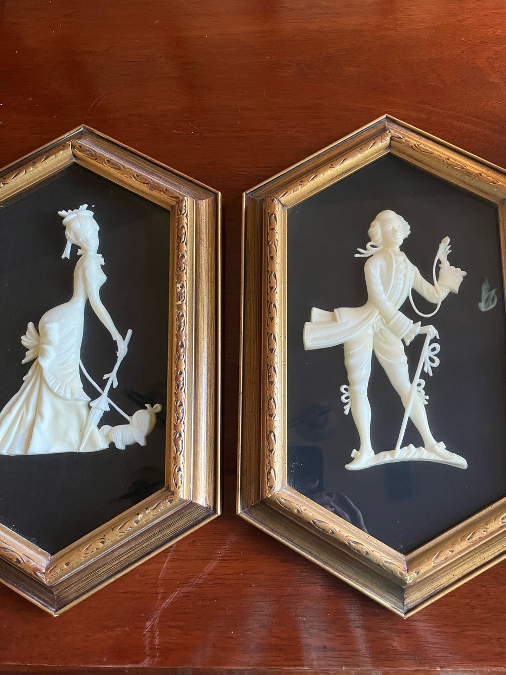 Vintage Art Deco Elegant Wall Plaques